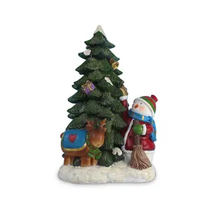 Personalizado barato Natal árvore decoração casa decoração escultura Natal ornamento feriados decoração