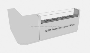 Mesa expositiva para celular color lacada con logo adelante y mostrador para <span class=keywords><strong>tienda</strong></span> informática - Product Image 2