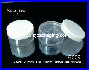 vazio barato simples Polvera envases cosméticos de lujo / Polvos compactos / Embalaje cosmético / Sombra de ojos / Pintalabios - Product Image 1