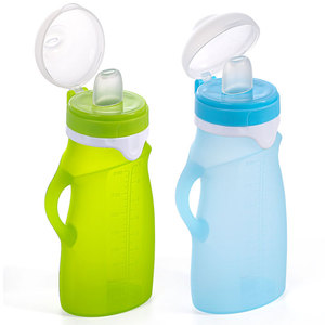 Morbido spremere bpa libero del sacchetto riutilizzabile del bambino del silicone - Product Image 4