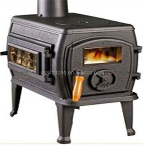 Estufa de leña tipo chimenea de hierro fundido para cocinar - Product Image 1