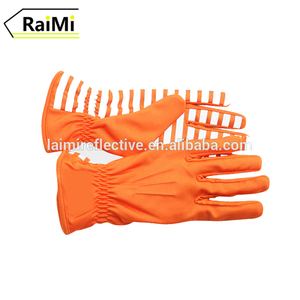 Nuova Invenzione Leggero Riflettore Arancione Del Motociclo Guanto Guanto di Lavoro di Sicurezza di Protezione - Product Image 1