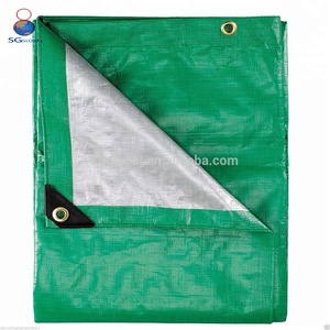 Bâche d'oeillets en plastique imperméable pour des couvertures de <span class=keywords><strong>remorque</strong></span> de cargaison Chine PE Autre tissu tissé uni Max 3 couleurs LDPE enduit CN;SHN - Product Image 4