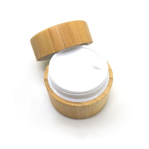 Contenitore Vuoto <span class=keywords><strong>in</strong></span> Bambù 10ml 20ml 30ml 50ml 100ml 150ml 200ml 250ml per Crema Viso e Corpo con Interno <span class=keywords><strong>in</strong></span> PP - Product Image 5