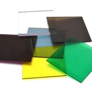 لوح جداري مزخرف 100% بولي كربونات المواد الملونة 4x8 صفائح البولي البلاستيك