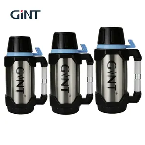 Custom brand vintage 18/8 stainless steel thermos termos vacuum flask bottle with 2 cup for office and outdoor camping use