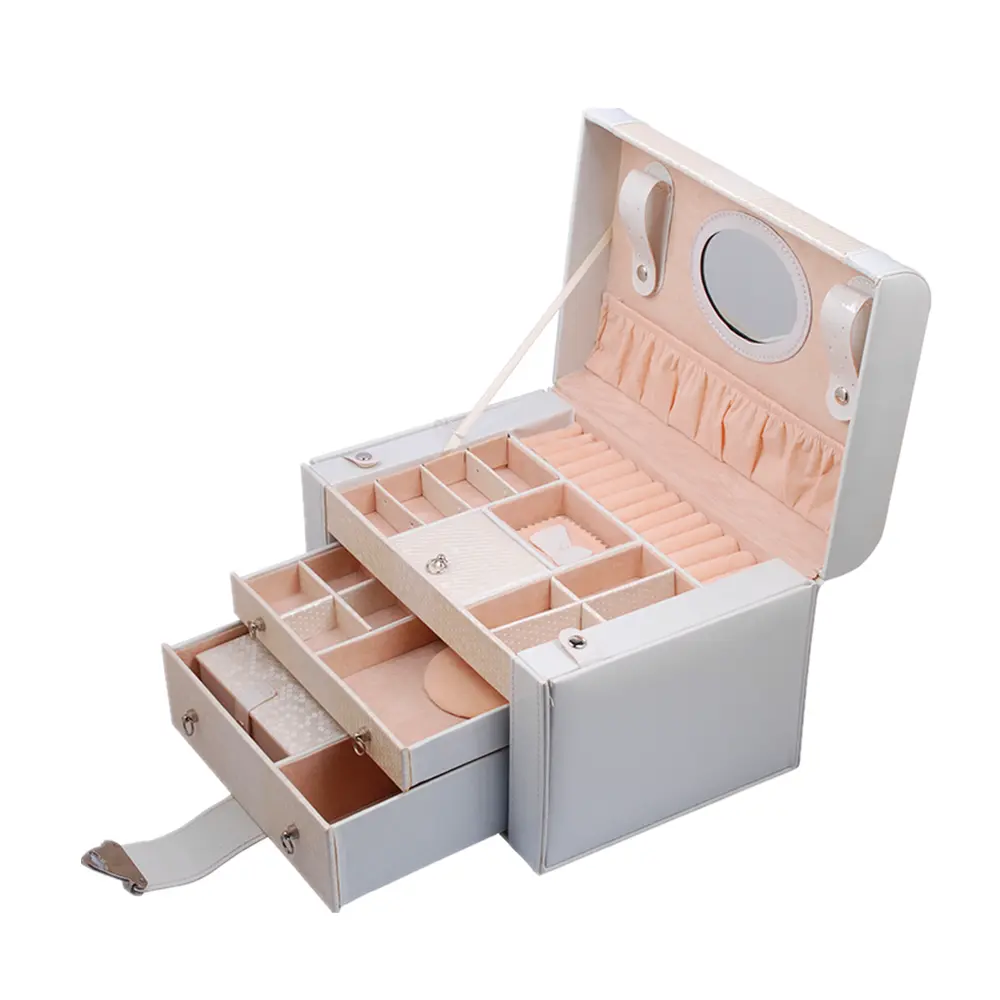 Factory Wholesale Jewelry Set Box Leather