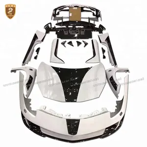 用于Ferrari 488 GTB的车身套件引擎盖盖前/后保险杠车身套件我的风格车身套件在CF + FRP