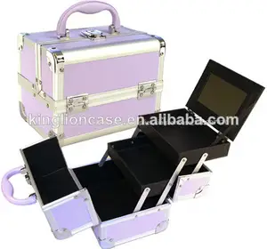 Fancy purple mac maquiagem caixa caso da beleza KL-MC262