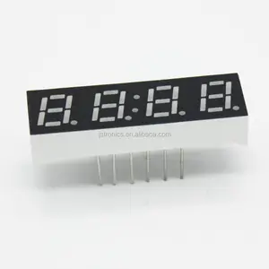 Jstronic petite taille horloge sept segments couleur rouge 0.28 "pouces 4 chiffres 7 segments led affichage