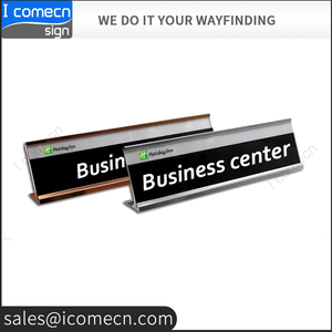 2*8 Placa de nombre de escritorio de oficina, placa de identificación de escritorio para regalo de negocios - Product Image 5