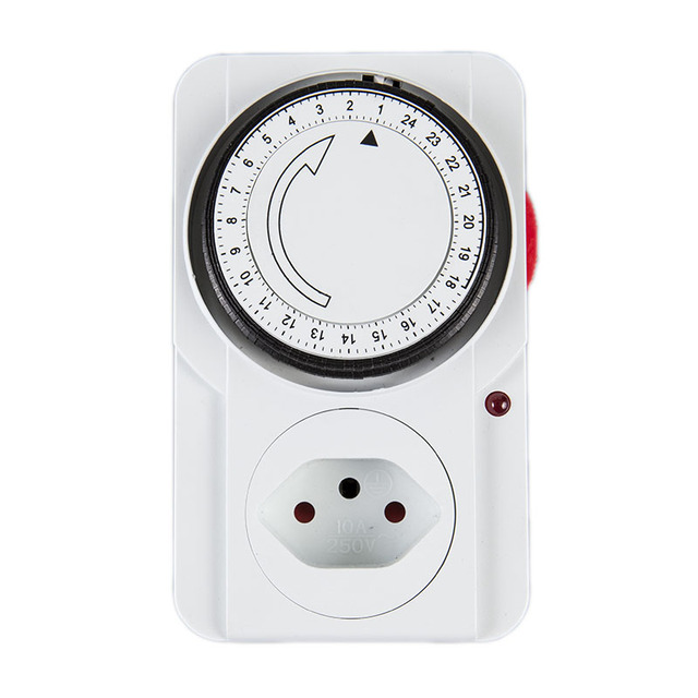 Switzerland 24 Hours Programmable Manual Mechanical Timer Plug Sockets Switches for Home Appliance
