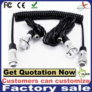 Potencia audio video AV Cable de extensión cctv seguridad coche Tuck remolque autobús cámara de marcha atrás - Product Image 1