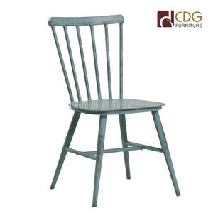 לגיבוב צבעוני עתיק מסעדה חיצוני כיסאות לערום צבע אלומיניום רטרו מתכת מסעדת קפה וינדזור כיסאות - Product Image 5