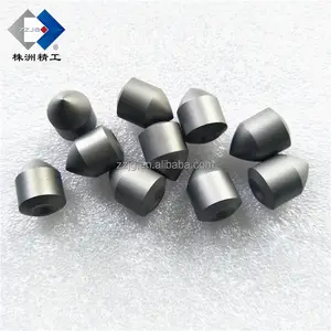 Tungsten Carbide Bola Rock Pengeboran Tombol Tips untuk Pertambangan