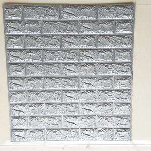 Self Adhesive 3D Foam Oblique <strong>Brick</strong> <strong>Stick</strong> <strong>on</strong> Wallpaper <strong>Tiles</strong> Paintable 3D Wall Panel <strong>Tiles</strong> - Product Image 5