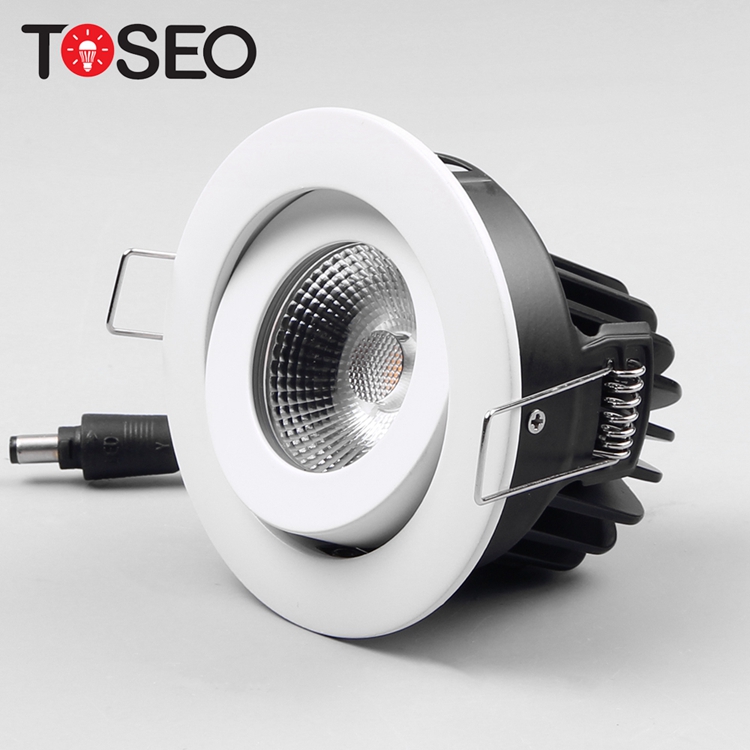 Round Anti Glare LED Ceiling Spotlights Adjustable 11 Wattage AC 220V CITIZEN Chip