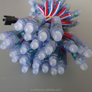 DC5V 12mm Diffused Digital RGB <strong>Led</strong> <strong>Pixel</strong> <strong>String</strong> 50pcs/<strong>string</strong> Addressable Dream Color <strong>LED</strong> <strong>Pixels</strong> <strong>Module</strong> Ws2811 - Product Image 4