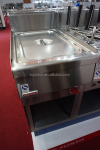 De acero inoxidable AISI 304 bien diseñado Gas calentador de comida de Bain Marie - Product Image 2
