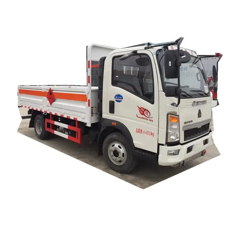 Sinotruck HOWO Mesin Diesel 4X2 Mini 5 Ton Truk Kargo Harga Terbaik