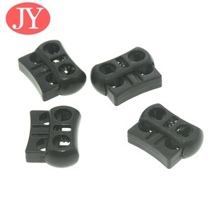 Tappi a molla in plastica nera in lega di zinco e materiale POM alette elastiche - Product Image 2