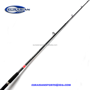 Canne à pêche spinning en fibre de verre 2 pièces pour brochet, <span class=keywords><strong>prix</strong></span> de gros le plus bas, 40-100g, 2.70m 9ft, pour pêche au brochet en lac, usine de Weihai - Product Image 5