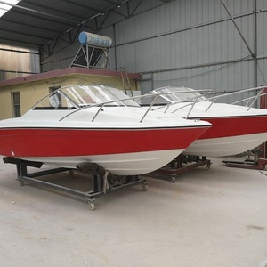 <span class=keywords><strong>Bateau</strong></span> de pêche en fibre de verre avec cabine <span class=keywords><strong>hors</strong></span>-<span class=keywords><strong>bord</strong></span> de 18 à 20 pieds à vendre - Product Image 1