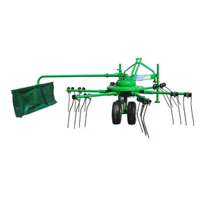 9LX-3.5 Tractor With Hydraulic Drive Grass Scraper / Grass Picking Machine Without Grass Root Injury