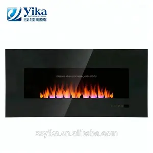 高規格ウォールマウント強化ガラス電気暖炉固体石造りの暖炉