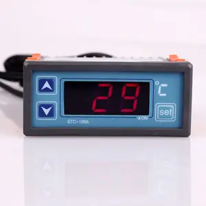 Digital Temperature Controller Price in India STC-100A Remote Control Thermostat 24 Hours Temperature Measurement Plastic 220VAC