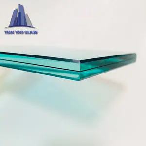 Vários tamanhos reforçados segurança colorida PVB temperado vidro laminado preço