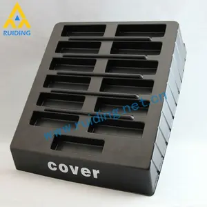 disposable plastic battery tray packing