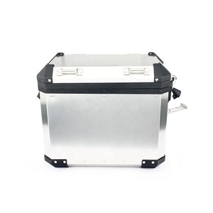 Borsa <span class=keywords><strong>Laterale</strong></span> Universale da <span class=keywords><strong>Moto</strong></span> in Alluminio per Ducati Kawasaki Harley Honda Suzuki Yamaha BMW - Product Image 4