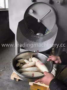 Pelador de verduras multifunción, Industrial, automático, rodillo de batata, máquina de limpieza