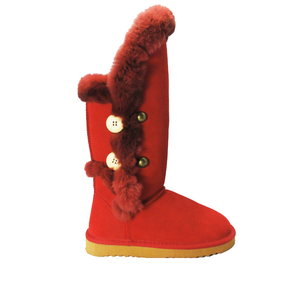 Nouvelle Arrivée en peau de <span class=keywords><strong>mouton</strong></span> pied tampons bottes fourrées en peau de <span class=keywords><strong>mouton</strong></span> femmes de haute qualité - Product Image 1