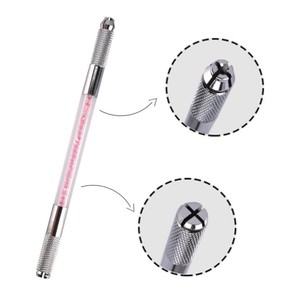 Acrylique Cristal de Tatouage De Microblading De Sourcil Stylo Double Taille pour pour le maquillage Permanent <span class=keywords><strong>micro</strong></span> lame - Product Image 2