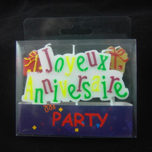 Bougies d'<span class=keywords><strong>anniversaire</strong></span> décoratives imprimées d'animaux peintes à la main personnalisées - Product Image 3