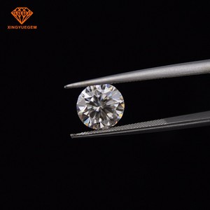 Color de lujo hombre sintético hecho Vvs1 Def Color redondo brillante corte Moissanite piedra preciosa - Product Image 1