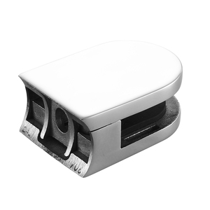 Panneau rond de douche coulissant, support de porte de douche, pinces de salle de bains, fournitures d'usine, verre et acier inoxydable pour balustrade en verre, Standard chinois, livraison gratuite - Product Image 4