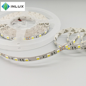 12 В постоянного тока SMD 5050 60 светодиодов/м холодный белый водонепроницаемый IP20 4 мм 48 В dotstar luces solar3 контактный разъем для одежды водонепроницаемая светодиодная лента