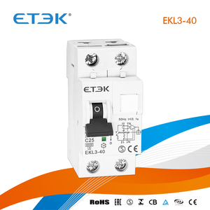 ETEK RCBO <span class=keywords><strong>C32</strong></span> 6KA 1P + N 6A <span class=keywords><strong>30mA</strong></span> Type de Protection contre les surintensités AC disjoncteur de courant résiduel - Product Image 3
