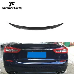 Race Carbon Fiber Car Wing Spoiler for Maserati Quattroporte S Sedan 4-Door