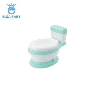 Asiento de entrenamiento para ir al baño para bebés <span class=keywords><strong>elsababy</strong></span> eb-340, ecológico, con diseño de dibujos animados, multifuncional, de plástico, para niños de 0 a 7 años - Product Image 2