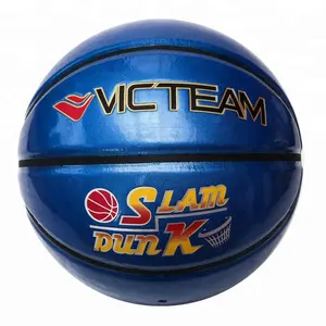 低价格光滑闪亮的 PVC 海绵篮球，光滑光滑的夜光滑滑的篮球