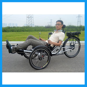 Traction avant 3 Roues Vélo Couché <span class=keywords><strong>Tricycle</strong></span> Vélos pour Adulte - Product Image 3