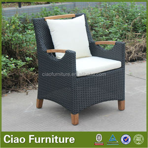 Cuatro plazas mesa de <span class=keywords><strong>comedor</strong></span> de ratán mimbre muebles de jardín de madera de <span class=keywords><strong>teca</strong></span> al aire libre - Product Image 4