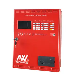 2-Wire Analog Addressable Fire Alarm Annunciation Control Panel untuk Grosir