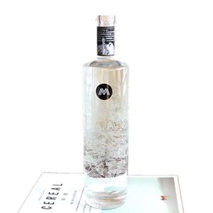 Botella de whisky al por mayor con impresión de logotipo personalizado botella para bebidas alcohólicas botella de brandy de cristal supertransparente con corcho de madera 750ml - Product Image 5