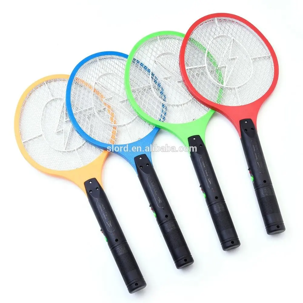 Rechargeable High voltage Electric fly swatter Mosquito killer racket