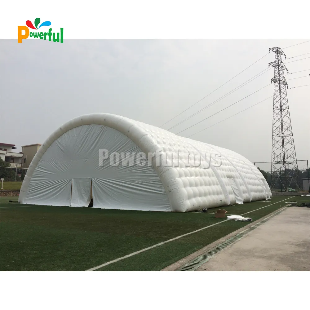 Tenda Penutup Lapangan Tenis Tiup Kubah Olahraga Tiup